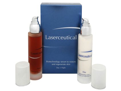 kosmeticka sada biotechnologickych ser na obnovu a regeneraci pleti laserceutical 2 x 50 ml 15001821114913