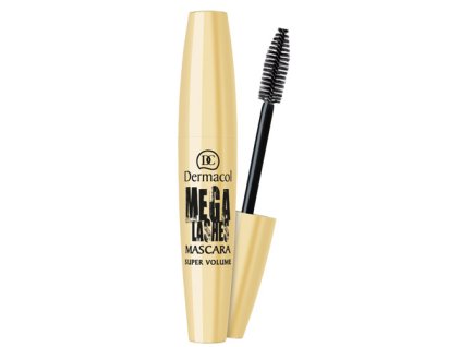 Dermacol Řasenka pro super objem s panoramatickým efektem Mega Lashes (Mascara Super Volume) 13 ml (Odstín Black)