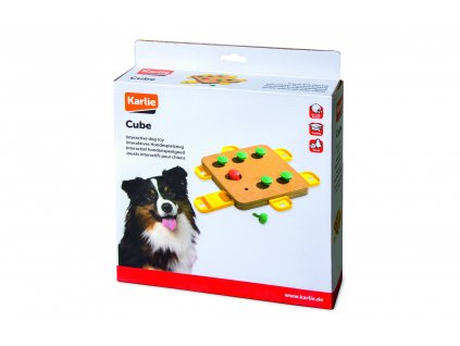 Karlie Interaktivní hračka pro psy CUBE 32x32x5cm