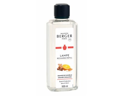 maison berger paris napln do katalyticke lampy orange cinnamon lampe recharge refill 500 ml 14741961162831