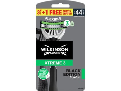 wilkinson sword jednorazovy holici strojek pro muze xtreme 3 black edition comfort 3 1 ks 14913945173426