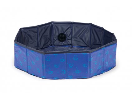 Karlie bazén, modrý/černý, 80x20cm