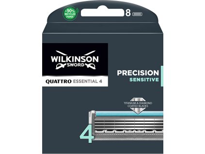 wilkinson sword wilkinson quattro essential precision sensitive nahradni hlavice 8 ks 14908472122028
