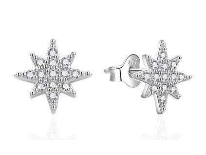 agato trpytive stribrne nausnice hvezdicky agt e127pw 14978864131552