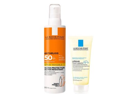 la roche posay set anth 200ml spray lip oil 100m 14975969125232