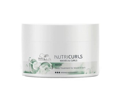 Wella Professionals Uhlazující maska pro vlnité a kudrnaté vlasy Nutricurls (Waves & Curls Mask) (Objem 150 ml)