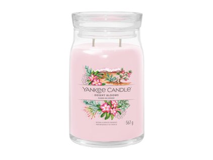 yankee candle aromaticka svicka signature sklo velke desert blooms 567 g 14936063092927