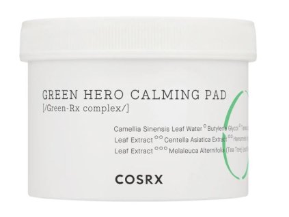 cosrx sada tamponu one step green hero calming pad 70 ks 14941090071028