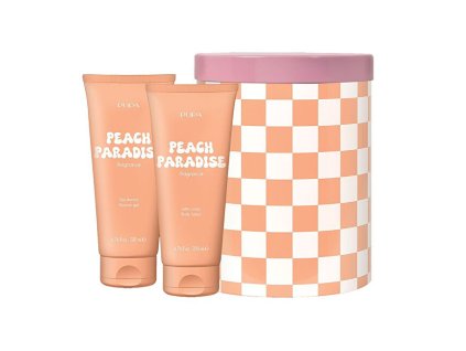 happybox kit 1 latte doccia 200ml latte corpo 200ml peach paradise 14975760092205