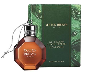 molton brown koupelovy a sprchovy gel re charge black pepper festive bauble bath shower gel 14977677174844