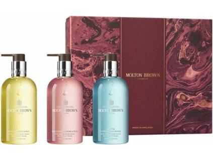 molton brown darkova sada tekutych mydel na ruce floral aromatic hand care collection 14977670185419