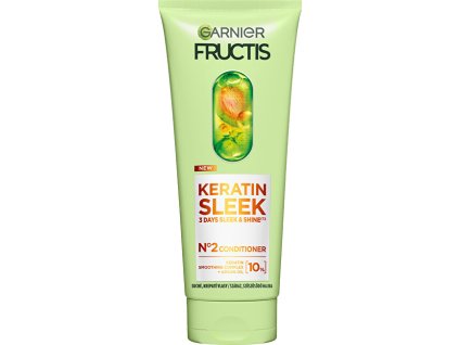 garnier kondicioner pro suche a krepate vlasy fructis keratin sleek conditioner 200 ml 14997167082150