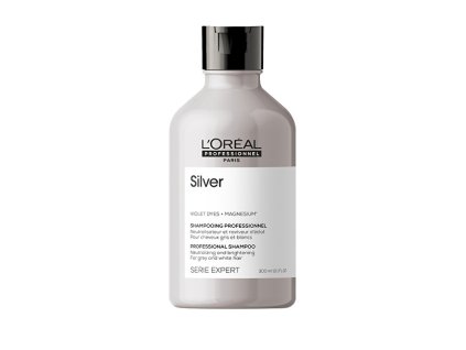 L'Oréal Professionnel Stříbrný šampon pro šedé a bílé vlasy Magnesium Silver (Neutralising Shampoo For Grey And White Hair) (Objem 500 ml - náhradní náplň)