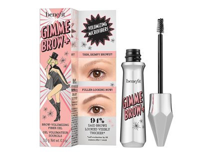 Benefit Objemový gel na obočí Gimme Brow+ (Brow Volumizing Fiber Gel) 3 g (Odstín 04 Medium Warm Deep Brown)