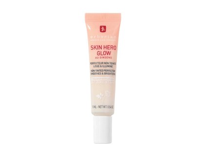 Erborian Zdokonalující a rozjasňující pleťový krém Skin Hero Glow (Non Tinted Perfector Smoothes & Brightens) (Objem 15 ml)