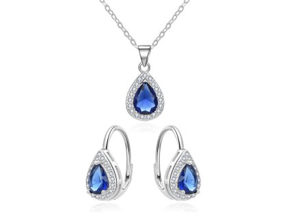 beneto puvabna stribrna souprava sperku se zirkony agset361r privesek retizek nausnice 14924639102426