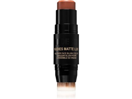 Nudestix Tyčinka na oči, tváře a rty Nudies Matte Lux (All Over Face Blush Color) 7 g (Odstín Dolce Darlin)
