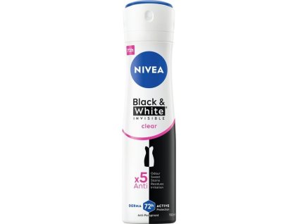 antiperspirant ve spreji invisible for black white clear 150 ml 14152778111021