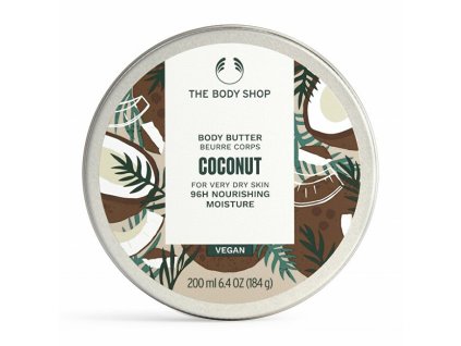 the body shop telove maslo pro velmi suchou pokozku coconut body butter 200 ml 14876852064739