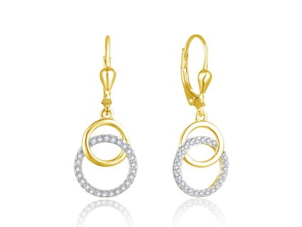 beneto stylove pozlacene nausnice se zirkonyaguc2707 rhg 14820982094334