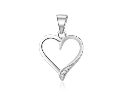 beneto nezny stribrny privesek srdicko agh634l 14828459115008