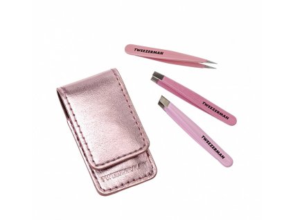 tweezerman mini cestovni sada pinzet micro mini tweezer set 14886291101613