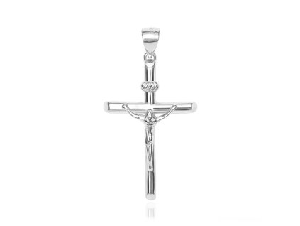 agato stribrny privesek krizek s jezisem agh747 14964256112415