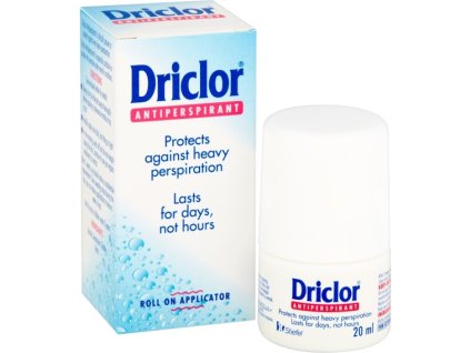driclor antiperspirant roll on proti nadmernemu poceni 20 ml 14603114114708