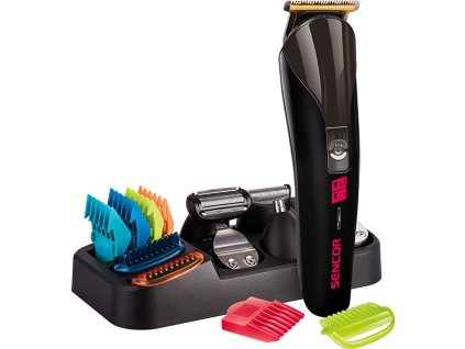 sencor multifunkcni zastrihovac vlasu a vousu shp 7411bk 14999601082231