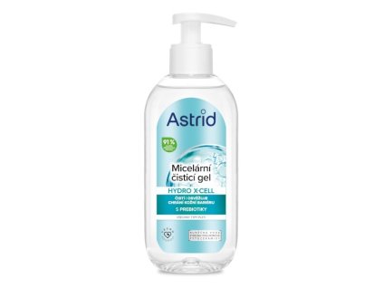 astrid micelarni cistici gel pro vsechny typy pleti hydro x cell 200ml 14948399131557