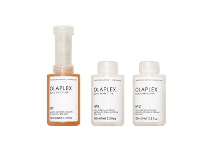 sada pro barvene nebo chemicky osetrene vlasy traveling stylist kit 3 x 100 ml 14353079101809