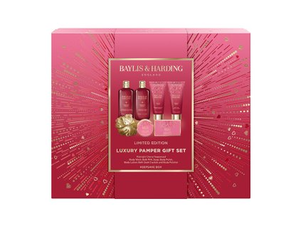 baylis harding midnight cherry luxury pamper gift set 15003323185846