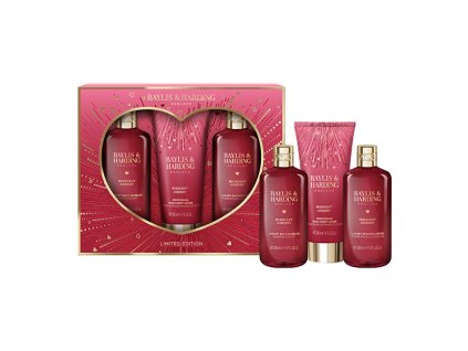 baylis harding midnight cherry luxury bathing essentials gift set 15003317135620