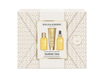 baylis harding sweet mandarin grapefruit gift wrapped pamper trio gift set 15003295072932