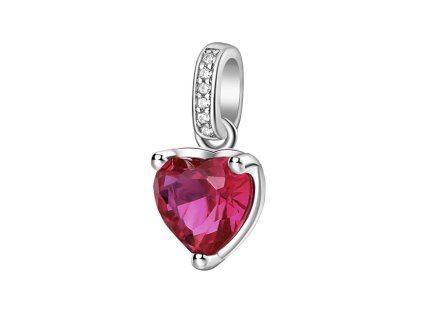 brosway stribrny privesek srdce fancy passion ruby fpr20 14958607123843