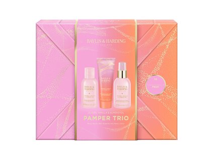 baylis harding sada pece o telo jojoba vanilka mandlovy olej 3 ks 15003330084436