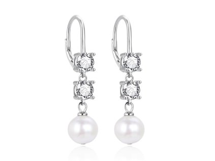 agato elegantni visaci nausnice se zirkony a perlou agt e094lw p 14978779081454