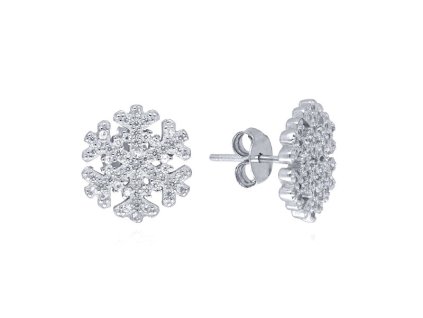 moiss krasne stribrne nausnice vlocky e0002567 15002933103758