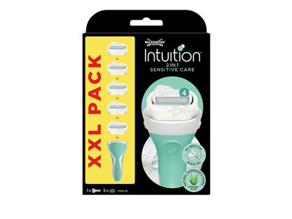 wilkinson intuition sensitive care xxl nahradni hlavice 5 ks strojek 14989732124237