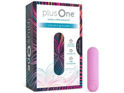 plusone mini vibrator ruzovy 14975817131120