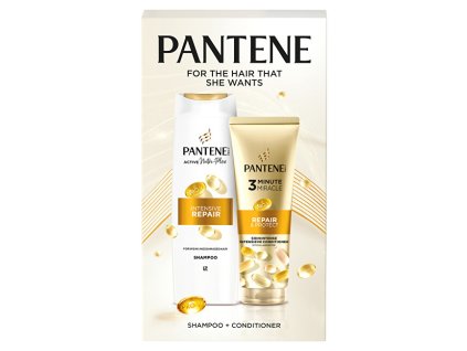 xmas pantene intensiver sampon400ml 3mm r p 220ml 15010404084942