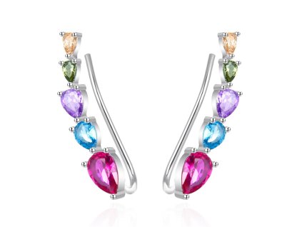 agato stribrne podelne nausnice s barevnymi zirkony agt e082vc 14979572121440