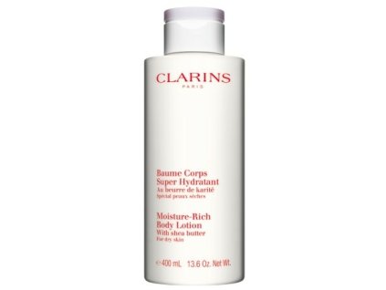 clarins hydratacni telove mleko moisture rich body lotion 400 ml 14930098130849