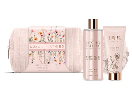 weekend escape 250ml body wash 150ml body cream body polisher luxury velvet toiletry bag 3 15003636104606