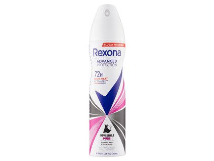 rexona antiperspirant ve spreji advanced protection invisible pure 150 ml 15010553121137