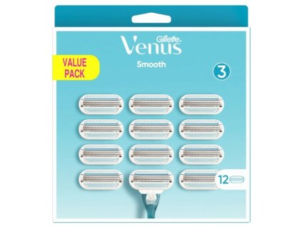 Gillette Náhradní hlavice Venus Smooth (Varianta 12 ks)