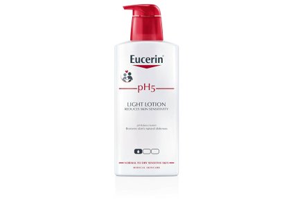 Eucerin Lehké tělové mléko pro citlivou pokožku pH5 (Light Lotion) (Objem 400 ml)
