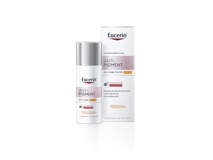 Eucerin Denní tónovaný krém SPF 30 Antipigment (Tinted Cream) 50 ml (Odstín Medium)