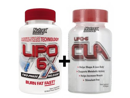 nutrex lipo 6 cla + lipo 6x