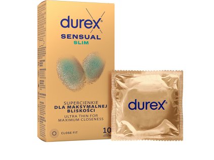 Durex Kondomy Sensual Slim (Varianta 10 ks)
